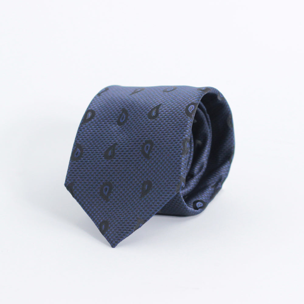 BLUE MINI PAISLEY TIE