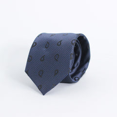 BLUE MINI PAISLEY TIE