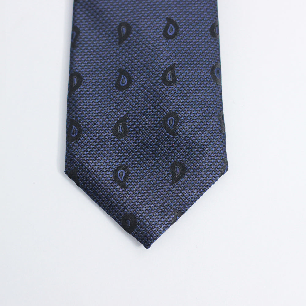 BLUE MINI PAISLEY TIE