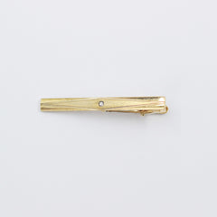 THE GOLDEN STONED TIE CLIP