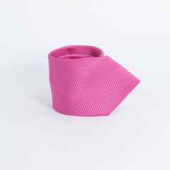 HOT PINK TEXTURED TIE