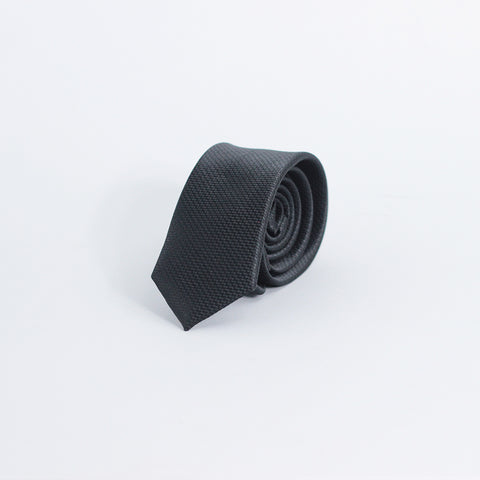 THE BLACK WOVEN TIE