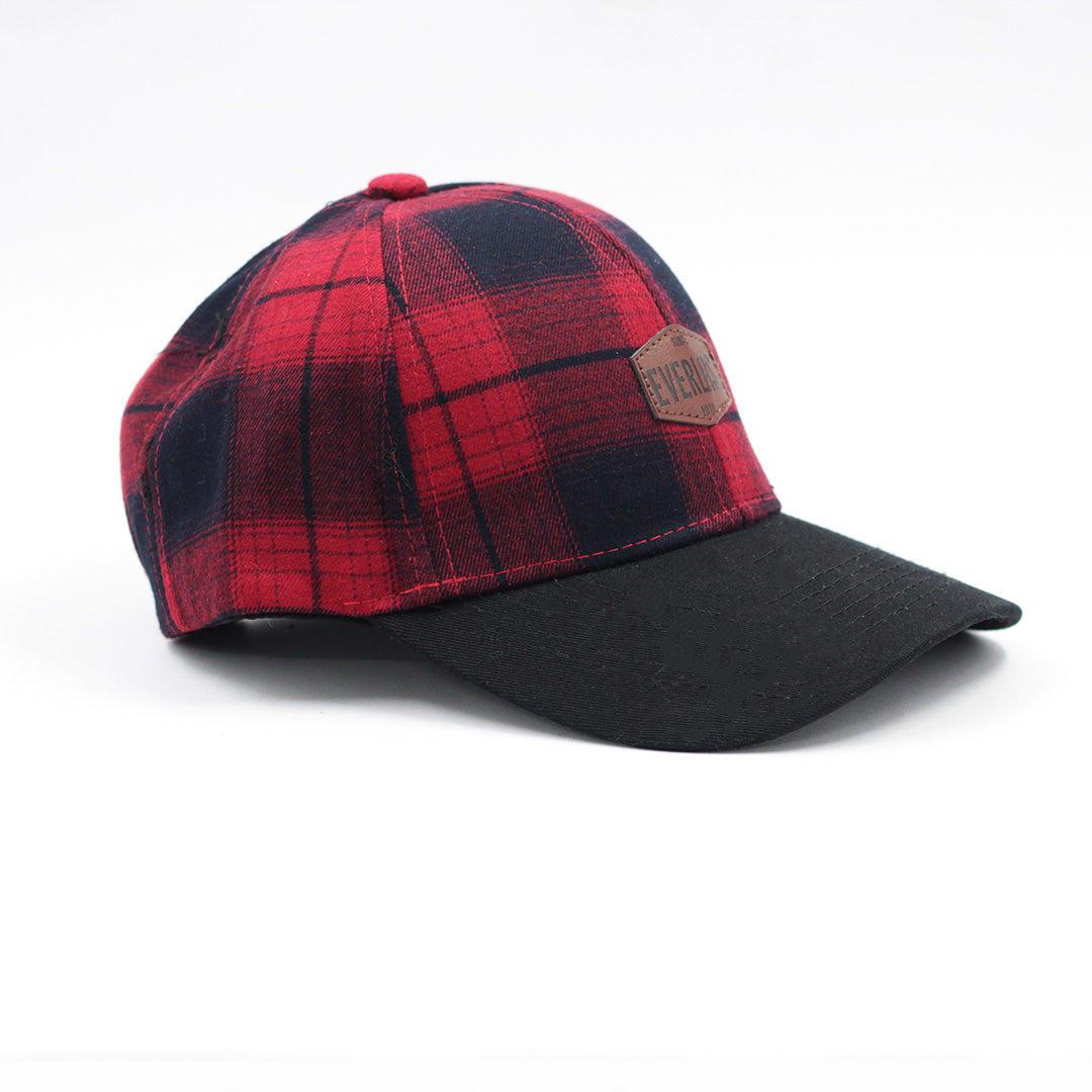 CLASSIC PLAID RED BASEBALL CAP