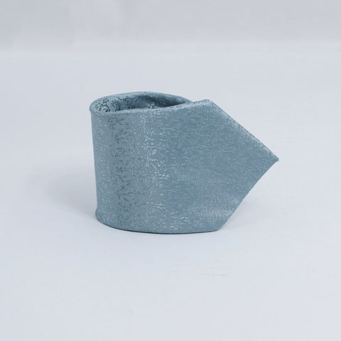 STEEL BLUE SELF PRINTED TIE
