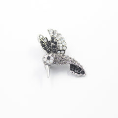 Enchanted Aura Hummingbird Brooch