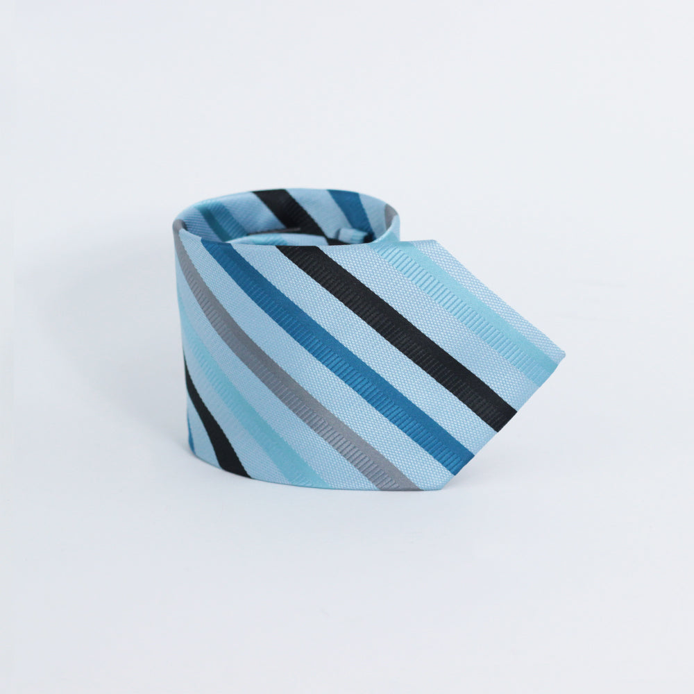 THE ICE BLUE STRIPED TIE