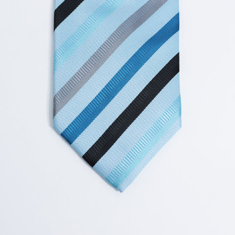 THE ICE BLUE STRIPED TIE