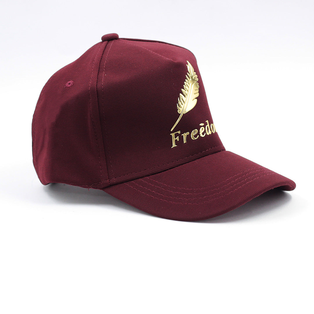 MAROON FIERY FREEDOM CAP