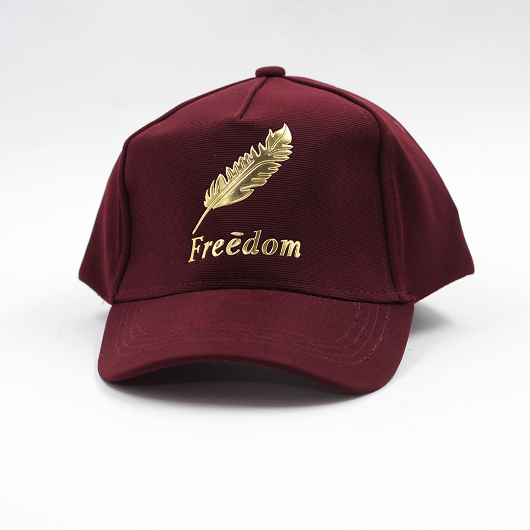 MAROON FIERY FREEDOM CAP