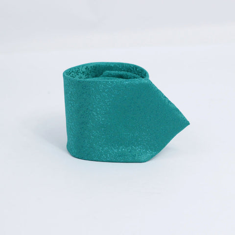 ZINC GREEN SELF PRINTED TIE