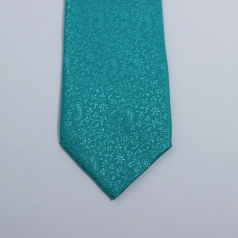 ZINC GREEN SELF PRINTED TIE