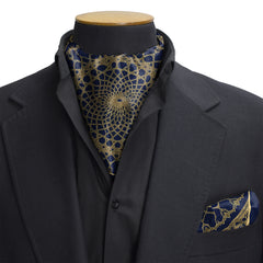 Ottoman Mandala – Dual-Sided Cravat & Pocket Squares Set