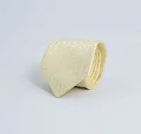 LIGHT GOLD SELF PRINTED TIE
