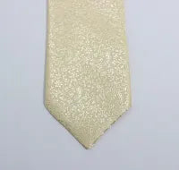 LIGHT GOLD SELF PRINTED TIE