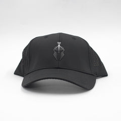 JET BLACK PERFORATED CAP