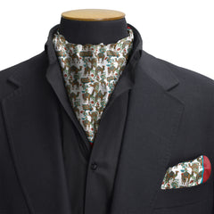 Rang-e-Caravan — Dual-Sided Cravat & Pocket Square Set