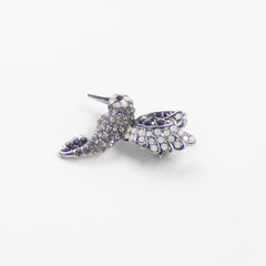 Enchanted Aura Hummingbird Brooch