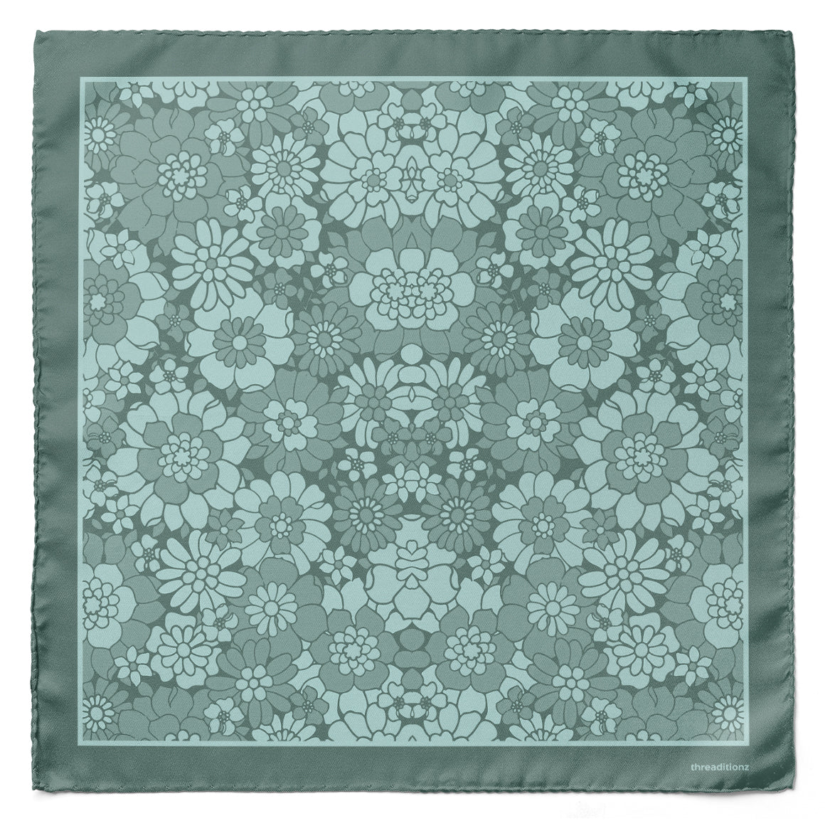 Blush Botanica Dual-Sided Cravat and Pocket Squares Set