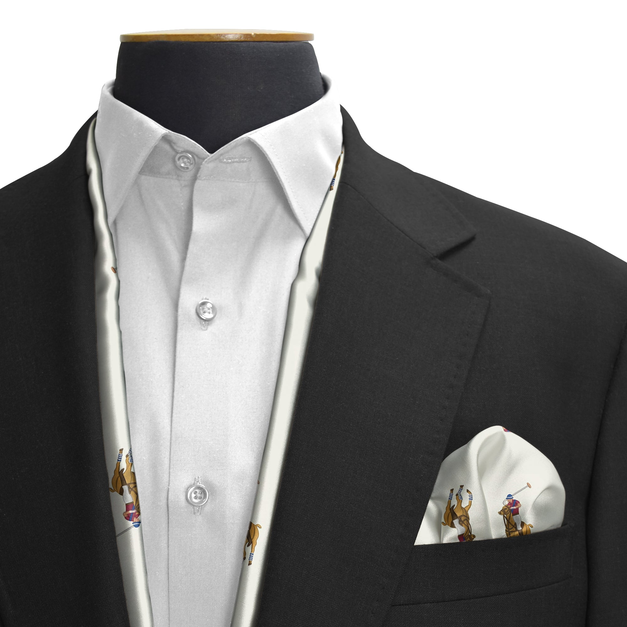 The Polo Standard – Dual-Sided Scarf & Pocket Squares Set