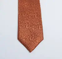 RUST SELF PRINTED TIE