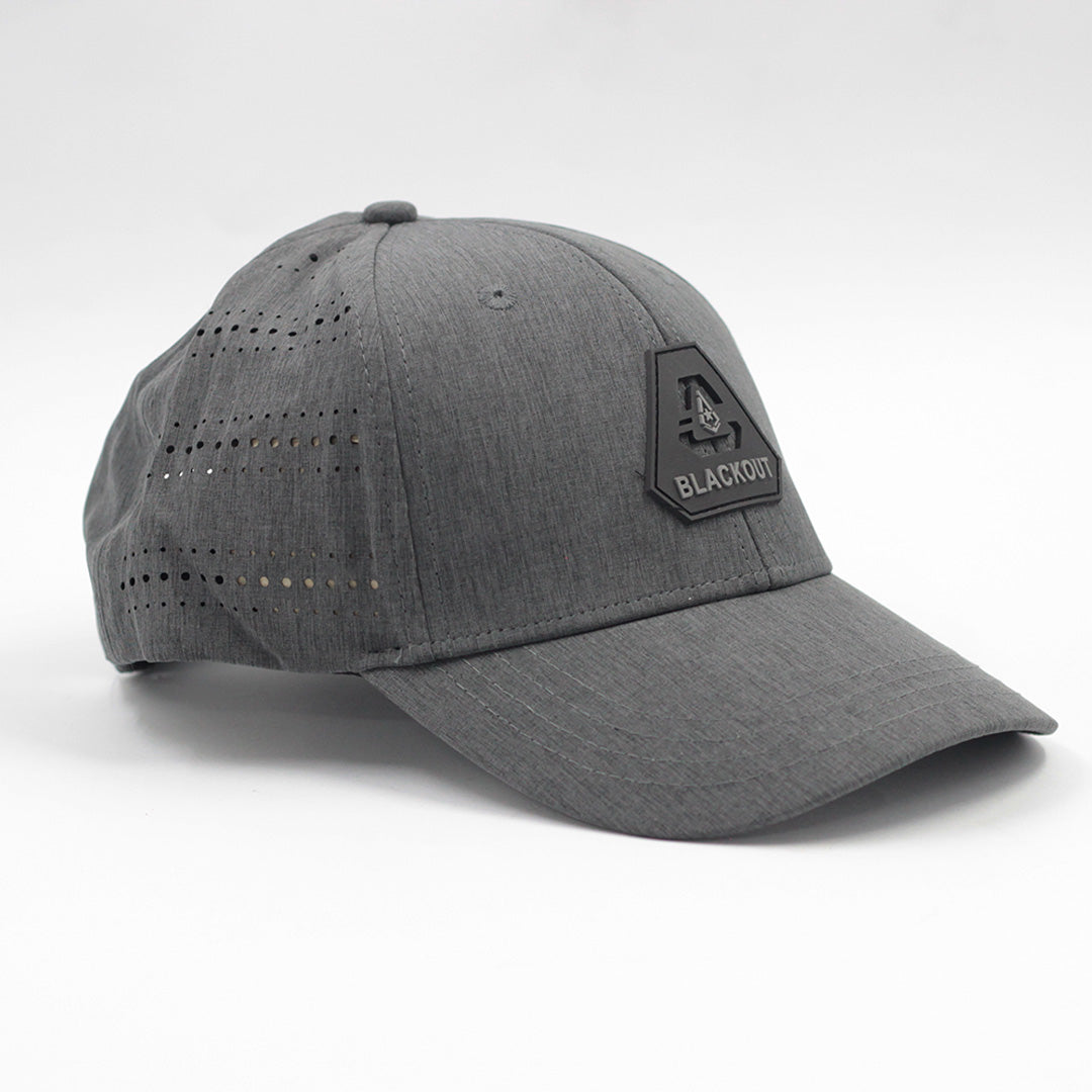 CHARCOAL GREY PERFORATED CAP