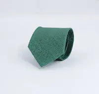 DARK GREEN SELF PRINTED TIE