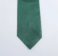 DARK GREEN SELF PRINTED TIE