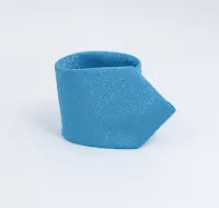 CERULEAN BLUE SELF PRINTED TIE