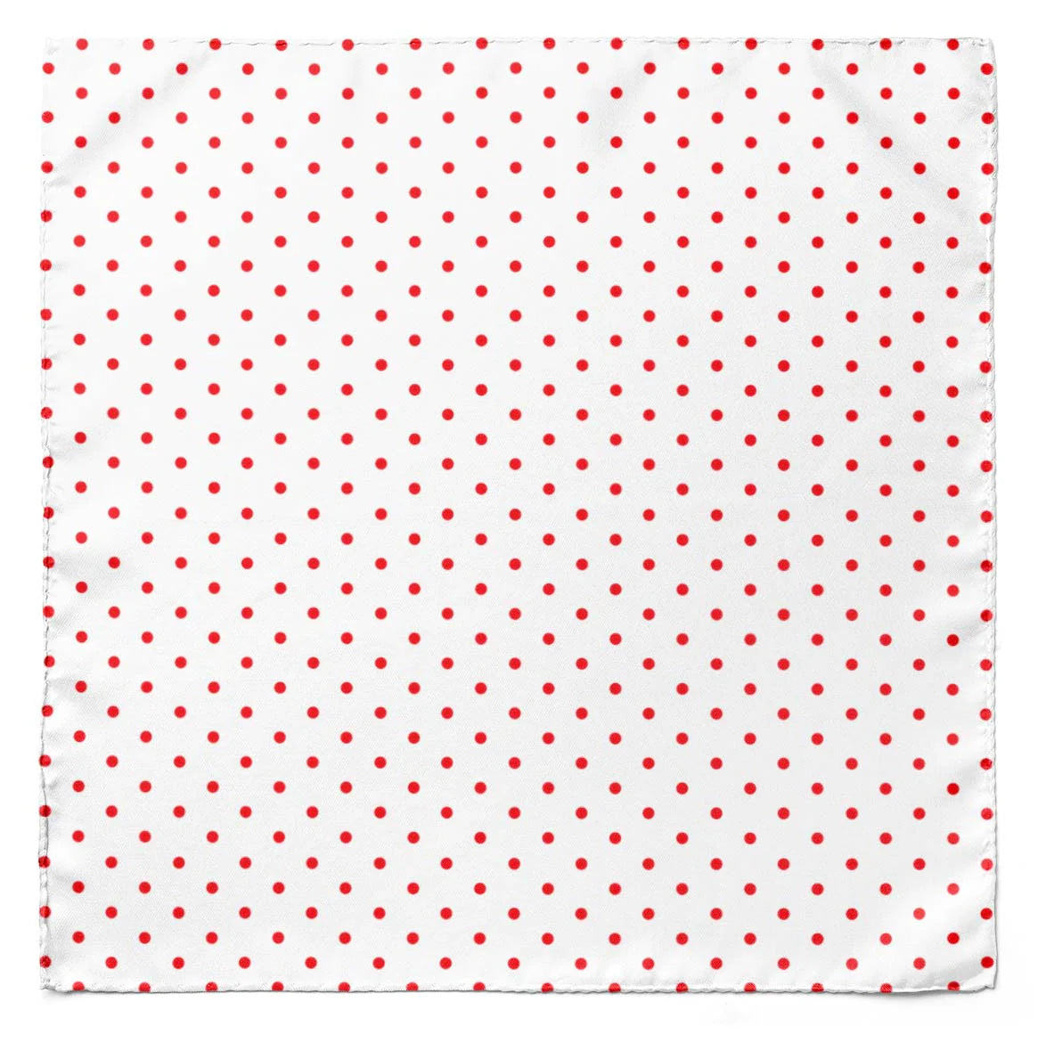 WHITE & RED POLKA TIE SET