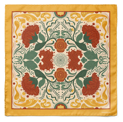 Fleur Viva Dual-Sided Cravat and Pocket Squares Set