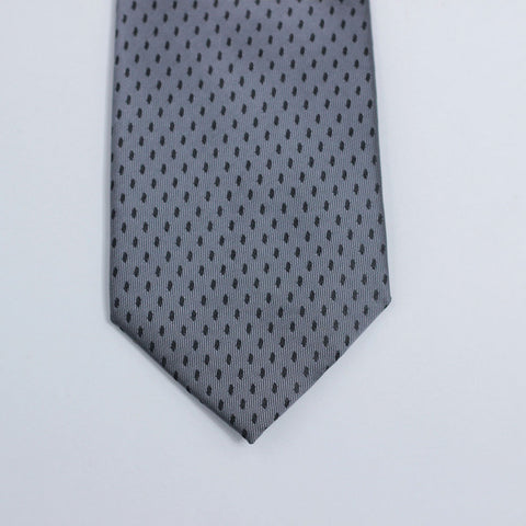 THE DOTTED CHARCOAL NECKTIE