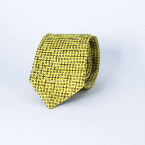 THE LIME POLKA POCKET SQUARE & TIE SET