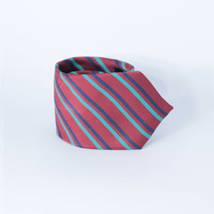 ELEGANT REGIMENTAL STRIPED POCKET SQUARE & TIE SET