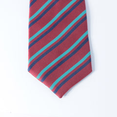 ELEGANT REGIMENTAL STRIPED POCKET SQUARE & TIE SET