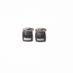 HERRINGBONE CREST CUFFLINKS