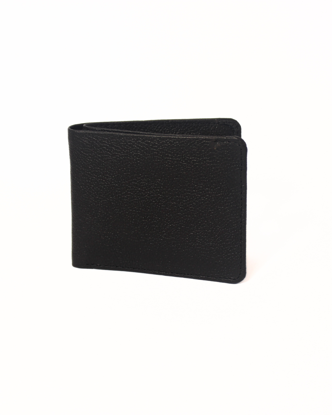SLIM VAULT BLACK TEXTURED WALLET
