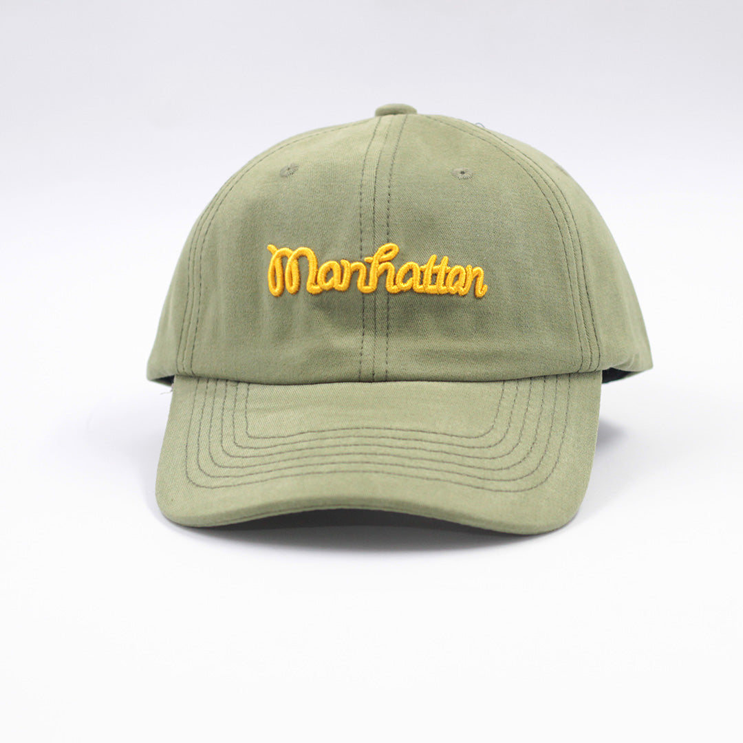 MANHATTAN VIBES FOREST GREEN BASEBALL CAP