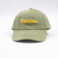MANHATTAN VIBES FOREST GREEN BASEBALL CAP