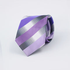 LILAC PALATTE WIDE STRIPED TIE