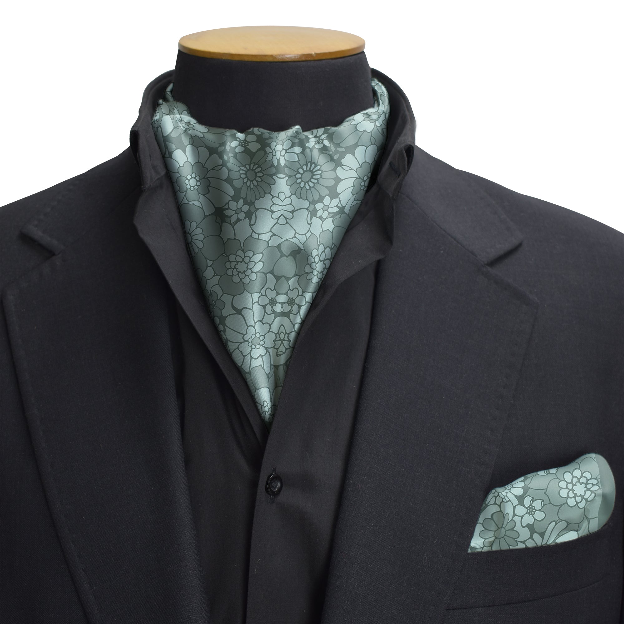 Blush Botanica Dual-Sided Cravat and Pocket Squares Set
