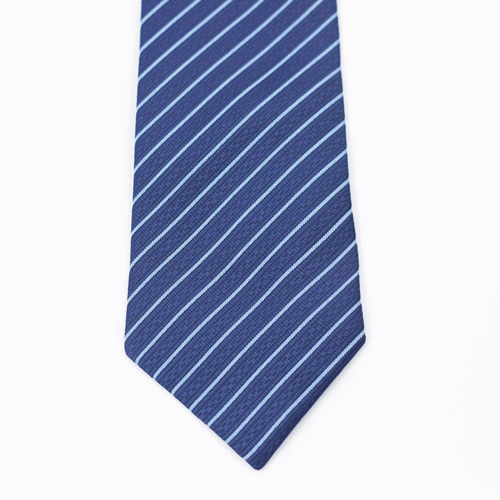 THE BLUE STRIPED TIE