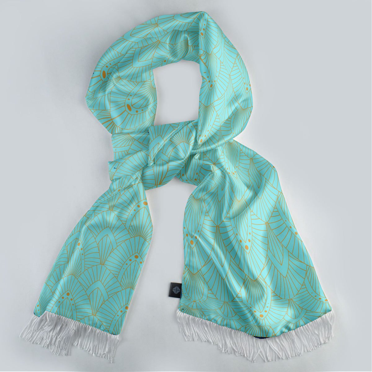 AQUA BOTANICAL BLISS SILK SCARF