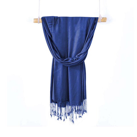 ELECTRIC BLUE LAWN SCARF