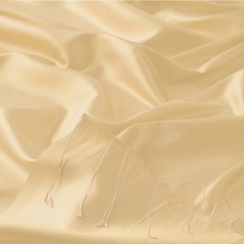 RICH CREAM LAWN SCARF