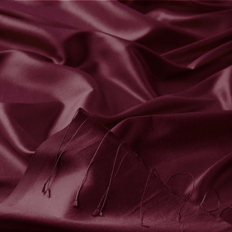 DEEP MAROON LAWN SCARF