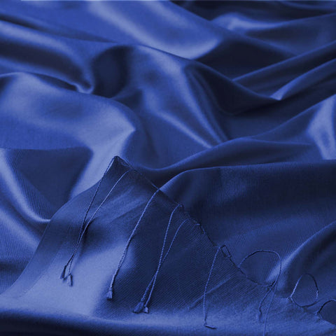 ELECTRIC BLUE LAWN SCARF