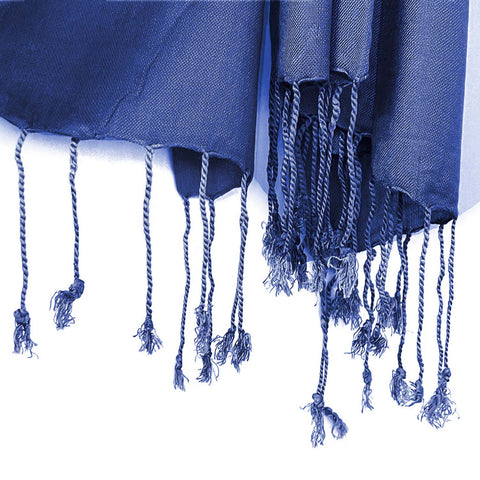ELECTRIC BLUE LAWN SCARF