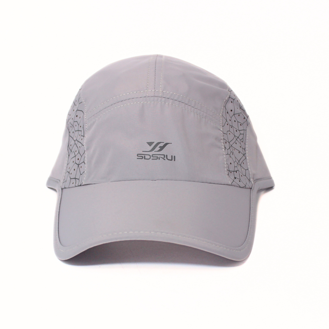 SILVER GREY VENTURA-MOSAIC PARACHUTE CAP