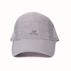 SILVER GREY VENTURA-MOSAIC PARACHUTE CAP
