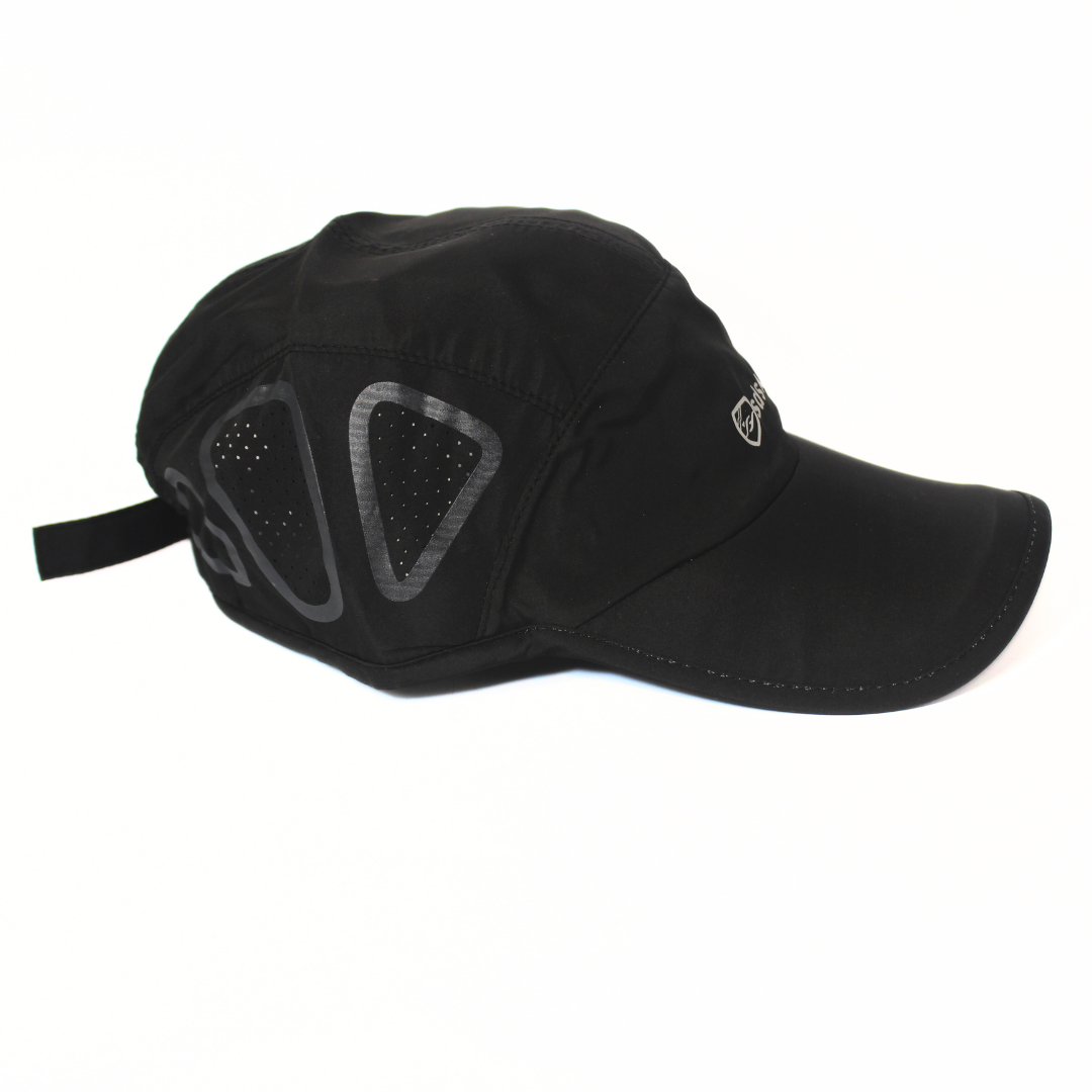 JET BLACK AERO-TRI PARACHUTE CAP